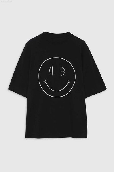 anine bing women desginer fashion classic t shirt ab niche smiley face letter print round neck loose short sleeve t-shirt, White
anine bing women desginer fashion classic t shirt ab niche smiley face letter print round neck loose short sleeve t-shirt, White
