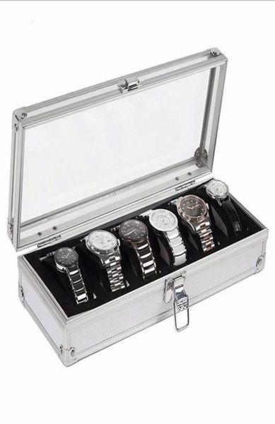 watch box 6 grid insert slots jewelry watches display storage box case aluminium jewelry decoration winder6837401, Black;blue
watch box 6 grid insert slots jewelry watches display storage box case aluminium jewelry decoration winder6837401, Black;blue