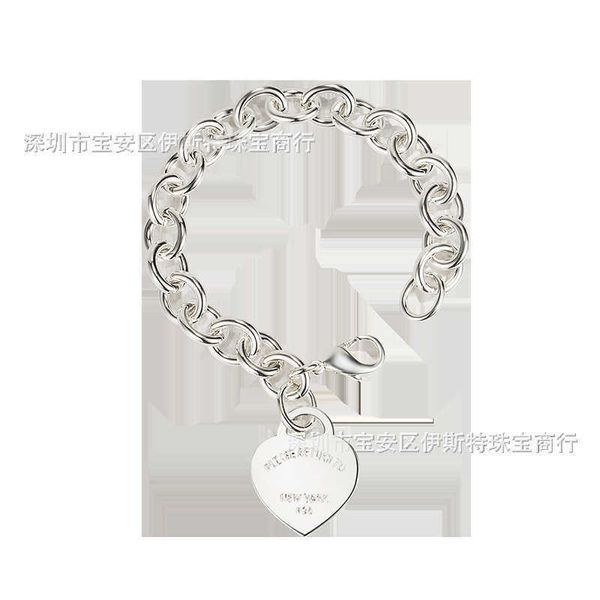 selling item tiffay s925 bracelet cnc word printing heart-shaped thick chain men's and women's classic gifts, Black
selling item tiffay s925 bracelet cnc word printing heart-shaped thick chain men's and women's classic gifts, Black