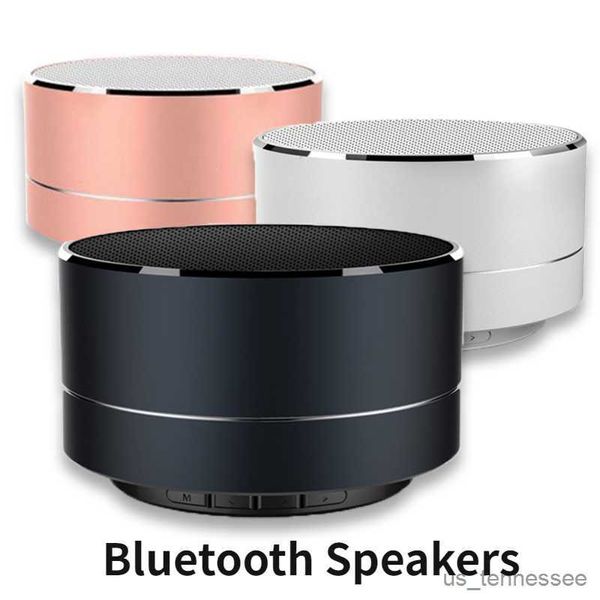 Image of Mini Speakers Wireless Bluetooth Speaker Small Steel Subwoofer Portable Mini Gift Card Bluetooth Audio Computer Notebook R230621