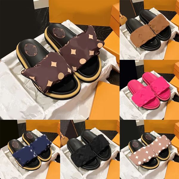 2023 designer pool pillow women man sandals slippers sides sunset flat comfort mules padded front strap slipper side fashionable easy-to-wea, Black
2023 designer pool pillow women man sandals slippers sides sunset flat comfort mules padded front strap slipper side fashionable easy-to-wea, Black