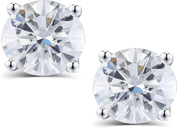 moissanite stud earrings 2ct df color brilliant round cut lab created diamond earrings 18k white gold plated silver friction back3618367, Golden;silver
moissanite stud earrings 2ct df color brilliant round cut lab created diamond earrings 18k white gold plated silver friction back3618367, Golden;silver