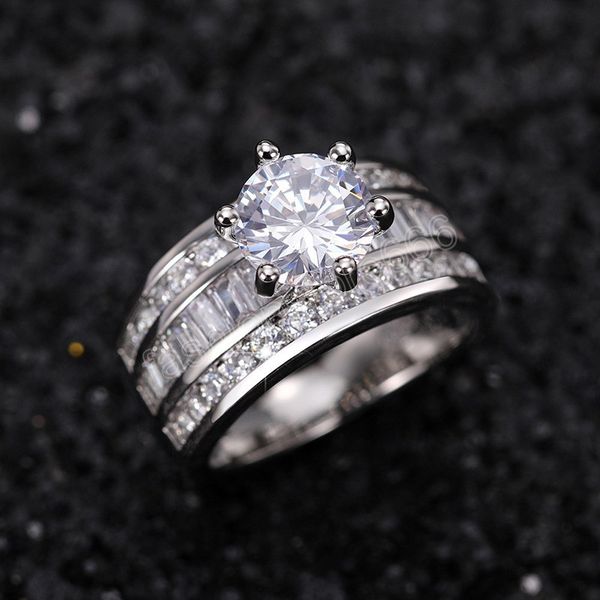 women wedding rings aaa white cubic zirconia silver color band fashion luxury engagement marriage bride jewelry
women wedding rings aaa white cubic zirconia silver color band fashion luxury engagement marriage bride jewelry