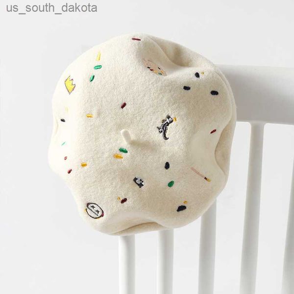 korean autumn winter embroidery white wool beret hats for women france beret laies fashion holiday artist hat l230523, Blue;gray
korean autumn winter embroidery white wool beret hats for women france beret laies fashion holiday artist hat l230523, Blue;gray