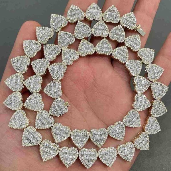 rapper jewelry hip hop 13mm 925 sterling silver vvs baguette moissanite necklace iced out heart cuban link chain
rapper jewelry hip hop 13mm 925 sterling silver vvs baguette moissanite necklace iced out heart cuban link chain