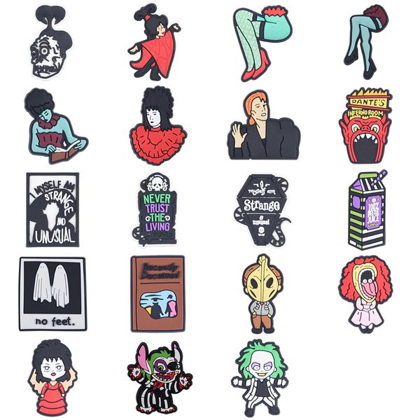 beetlejuice lydia hades archmage halloween recently deceased strange no feet factory direct sales selling pvc rubber croc shoe charms gifts, White;pink
beetlejuice lydia hades archmage halloween recently deceased strange no feet factory direct sales selling pvc rubber croc shoe charms gifts, White;pink