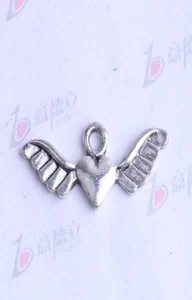 285114mm vintage wings flying heart charms antique silverbronze pendant fit bracelets necklace diy 200pcslot 25226410676, Bronze;silver
285114mm vintage wings flying heart charms antique silverbronze pendant fit bracelets necklace diy 200pcslot 25226410676, Bronze;silver
