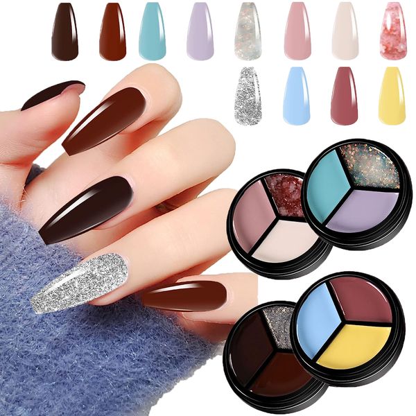 buriburi 3 colors solid gel nail polish, 4 pack pudding gel polish palette uv soaking gel for nail salon starter nail kit (3s-4p04), Red;pink
buriburi 3 colors solid gel nail polish, 4 pack pudding gel polish palette uv soaking gel for nail salon starter nail kit (3s-4p04), Red;pink
