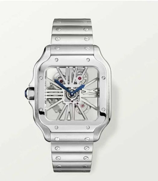 luxury watch man classic quartz movement men watch digner stainls steel strap skeleton wristwatch, Silver
luxury watch man classic quartz movement men watch digner stainls steel strap skeleton wristwatch, Silver