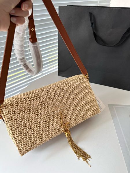designer tassel small joker beach trend women's woven shoulder bag summer straw bag new bag clutch bag txpni
designer tassel small joker beach trend women's woven shoulder bag summer straw bag new bag clutch bag txpni