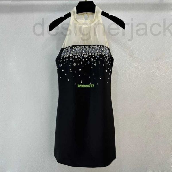 runway dresses designer 23 summer women dress tee shirts with crystal beads girls milan jersey tank a-line sleeveless mini high end mesh fho, Black
runway dresses designer 23 summer women dress tee shirts with crystal beads girls milan jersey tank a-line sleeveless mini high end mesh fho, Black
