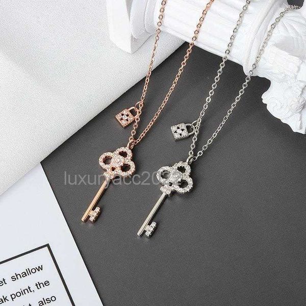 necklace jewelry singapore chomel necklace women's big key small lock head collar chain rose gold simple light luxury network popular v, Silver
necklace jewelry singapore chomel necklace women's big key small lock head collar chain rose gold simple light luxury network popular v, Silver