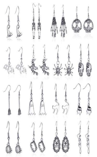 halloween earrings simple retro skull spider ghost witch magic hat bat distressed earrings crossborder holiday jewelry horror fe7605246, Golden;silver
halloween earrings simple retro skull spider ghost witch magic hat bat distressed earrings crossborder holiday jewelry horror fe7605246, Golden;silver