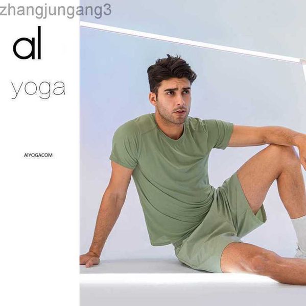 desginer alo yoga t shirt sports fitness sports summer green sweat-absorbing quick-drying short-sleeved t-shirt men's clothing fitness, White;black
desginer alo yoga t shirt sports fitness sports summer green sweat-absorbing quick-drying short-sleeved t-shirt men's clothing fitness, White;black