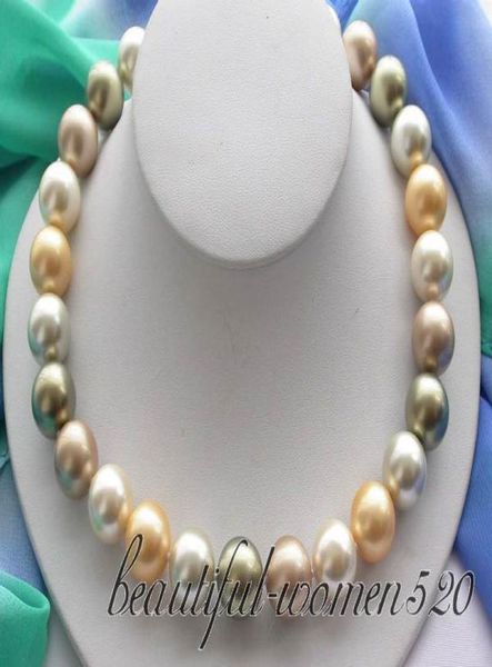 new fine pearl jewelry 18quot 14mm round multicolor south sea shell pearls necklace7668287, Silver
new fine pearl jewelry 18quot 14mm round multicolor south sea shell pearls necklace7668287, Silver