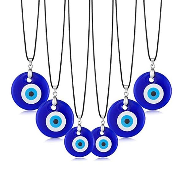 blue evil eye pendant necklace turkish eyes choker glass eye leather rope chain charm collar jewelry gifts, Silver
blue evil eye pendant necklace turkish eyes choker glass eye leather rope chain charm collar jewelry gifts, Silver