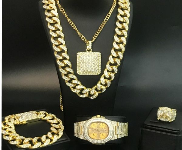 luxury men watch bracelet necklace ring combo set ice out cuban watch hip hop crystal miami necklace chain jewelry for men c14954714, Silver
luxury men watch bracelet necklace ring combo set ice out cuban watch hip hop crystal miami necklace chain jewelry for men c14954714, Silver