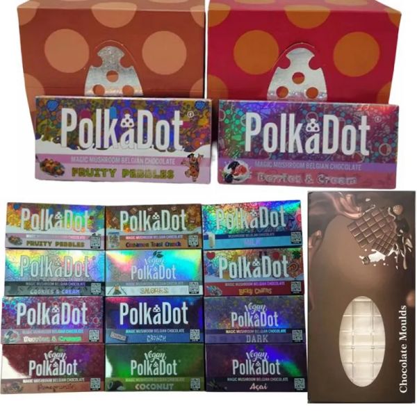 polkadot chocolate packaging boxes coconut berries cookies&cream magic mushroom polka dot chocolate bars package supply milk chocolate gummi
polkadot chocolate packaging boxes coconut berries cookies&cream magic mushroom polka dot chocolate bars package supply milk chocolate gummi
