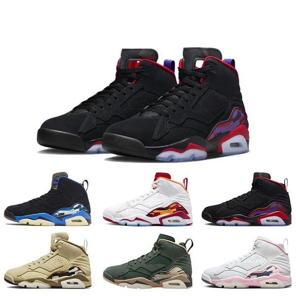 Image of Mens MVP Basketball Shoes Taking elements from the Jumpman 6s 7s and 8s Shy Pink Black Royal Cardinal Raptors Khaki Olive Men Women Trainers Sports Sneakers 36-46