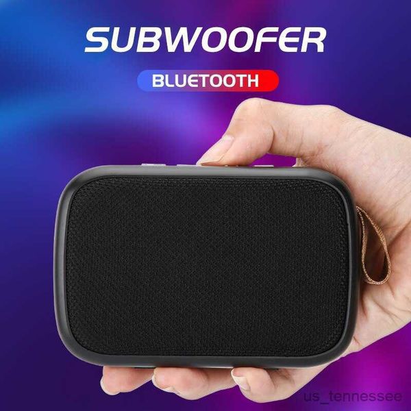 Image of Mini Speakers Mini Portable Fabric Speaker Bluetooth Wireless Connection Portable Outdoor Sport Audio Stereo Support Card Car Audio R230621