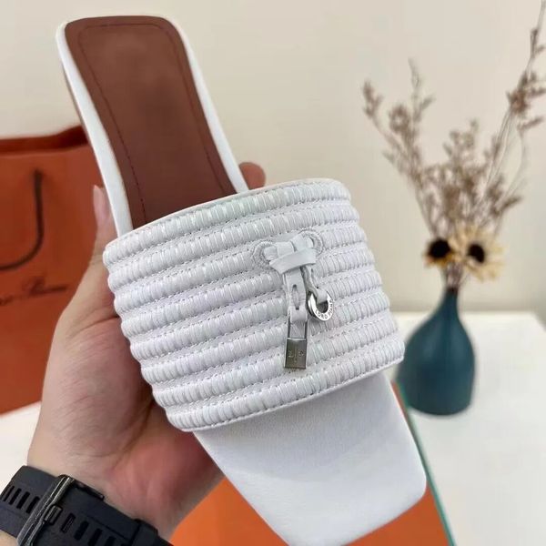 interlocking loro pianas hollow sandals for womens ladies low heels leather slides fashion luxury woman slippers female summer shoes sliders, Black
interlocking loro pianas hollow sandals for womens ladies low heels leather slides fashion luxury woman slippers female summer shoes sliders, Black