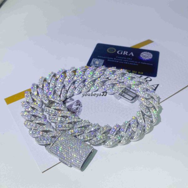 men 925 vvs1 moissanite diamond cuban link chain 20mm gold moissanite cuban link chain, Silver
men 925 vvs1 moissanite diamond cuban link chain 20mm gold moissanite cuban link chain, Silver