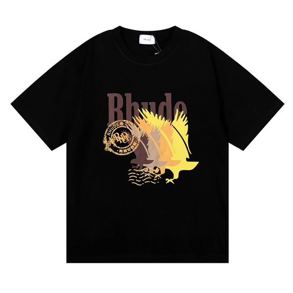 rhude designer men's t-shirt clothing graphic summer short sleeve hip hop alphabet graffiti print loose shirt casual, White;black
rhude designer men's t-shirt clothing graphic summer short sleeve hip hop alphabet graffiti print loose shirt casual, White;black