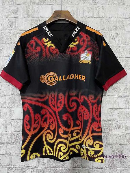 2023 new men's t shirts rugby jersey zealand chiefs home sweatshirt zzu2, White;black