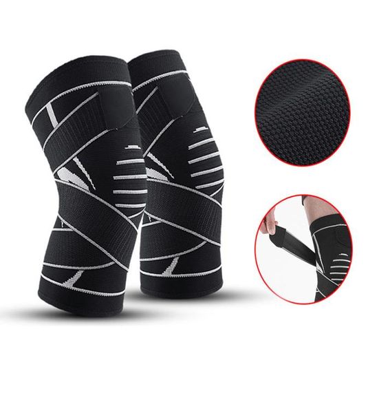 sports fitness knitted knee support pads bandage braces elastic nylon sport compression sleeve for basketball4745530, Black;gray
sports fitness knitted knee support pads bandage braces elastic nylon sport compression sleeve for basketball4745530, Black;gray