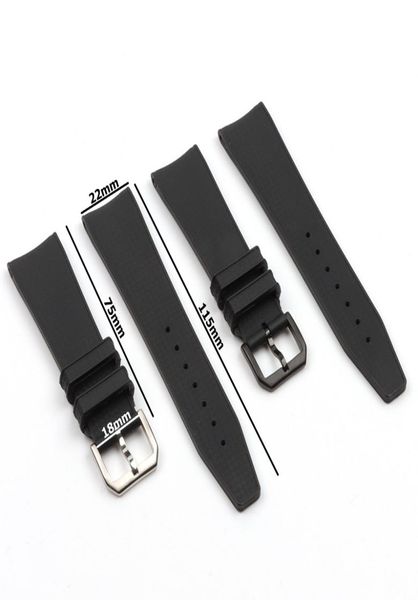 22mm natural black rubber silicone waterproof watchband for iwc iw323101 watch strap pin buckle8993585, Black;brown
22mm natural black rubber silicone waterproof watchband for iwc iw323101 watch strap pin buckle8993585, Black;brown