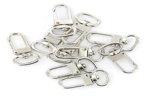 50 pcs swivel carabiner hook silver color key chains sleutelhanger key ring 18mm x 33 mm9650427, Slivery;golden
50 pcs swivel carabiner hook silver color key chains sleutelhanger key ring 18mm x 33 mm9650427, Slivery;golden