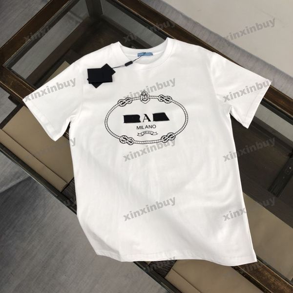 xinxinbuy men designer tee t shirt 23ss triangle label letter print fabric football short sleeve cotton women white black blue xs-2xl, Black;brown
xinxinbuy men designer tee t shirt 23ss triangle label letter print fabric football short sleeve cotton women white black blue xs-2xl, Black;brown