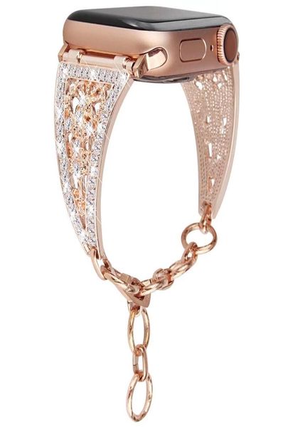 luxury bling diamond women bracelet for apple watch band series 6 se 5 4 3 metal strap for iwatch 40mm 44mm 38mm 42mm chain belt8739660, Black;brown
luxury bling diamond women bracelet for apple watch band series 6 se 5 4 3 metal strap for iwatch 40mm 44mm 38mm 42mm chain belt8739660, Black;brown
