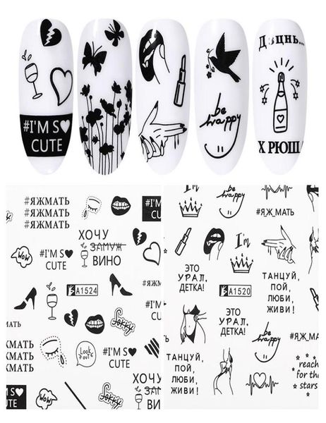 1 sheet nail art stckers flower patterns water transfer decals stickers black white color diy design for nail art decoration1549607
1 sheet nail art stckers flower patterns water transfer decals stickers black white color diy design for nail art decoration1549607