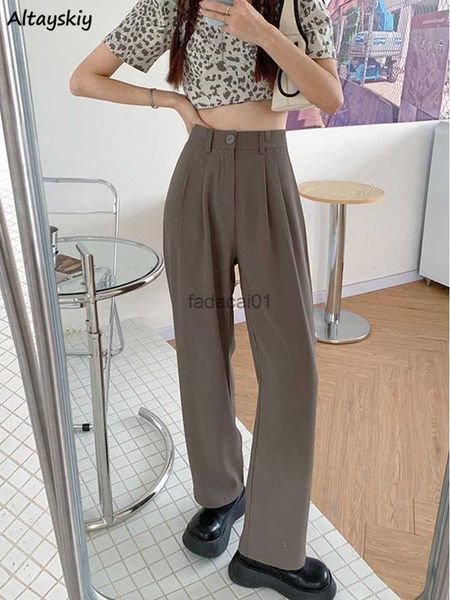 s5xl 3 colors pants for women solid minimalist high waist allmatch full length elegant korean style pantalones de mujer loose l230621, Black;white
s5xl 3 colors pants for women solid minimalist high waist allmatch full length elegant korean style pantalones de mujer loose l230621, Black;white
