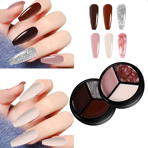 buriburi 3 in 1 solid gel nail polish, pudding gel polish palette uv soaking gel for nail salon starter nail kit (3s-07-24), Red;pink
buriburi 3 in 1 solid gel nail polish, pudding gel polish palette uv soaking gel for nail salon starter nail kit (3s-07-24), Red;pink