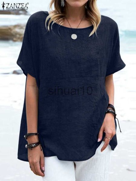 women's blouses shirts zanzea stylish tunic women summer short sleeve loose blouse oversize shirt casual o neck baggy work blusas chem, White
women's blouses shirts zanzea stylish tunic women summer short sleeve loose blouse oversize shirt casual o neck baggy work blusas chem, White