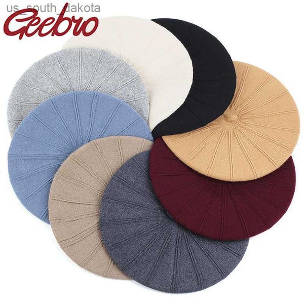 geebro fashion women winter wool blend beret hat girls beret hat lady solid color slouchy winter hats female bonnet caps l230523, Blue;gray
geebro fashion women winter wool blend beret hat girls beret hat lady solid color slouchy winter hats female bonnet caps l230523, Blue;gray