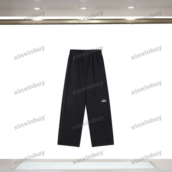 xinxinbuy men women designer pant panelled paris letter print pocket nylon spring summer casual pants blue gray black s-2xl, Black;brown
xinxinbuy men women designer pant panelled paris letter print pocket nylon spring summer casual pants blue gray black s-2xl, Black;brown