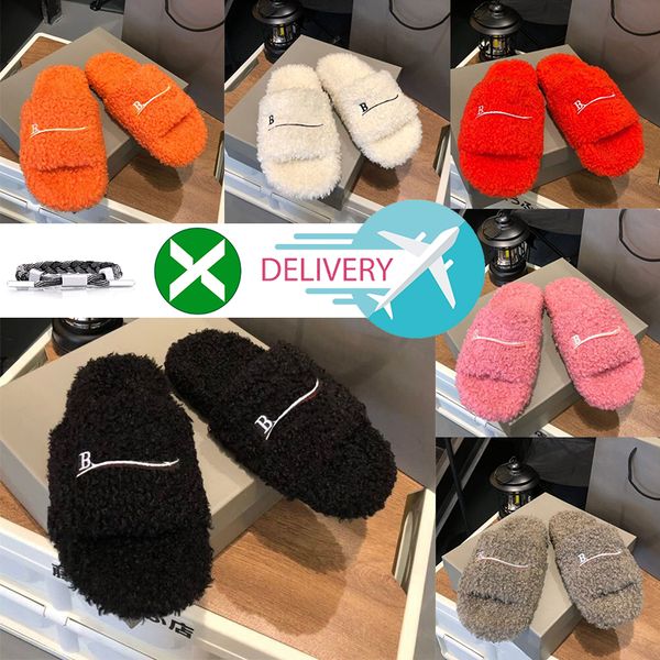 luxury slides paris designer men women slippers ladies wool winter fur fluffy furry warm letters sandals comfortable fuzzy girl flip flops s, Black
luxury slides paris designer men women slippers ladies wool winter fur fluffy furry warm letters sandals comfortable fuzzy girl flip flops s, Black