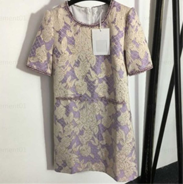 mini dress for woman elegant clothing celebrity temperament bright silk flower round neck short sleeve dresses designer summer dress 0607, Black;gray
mini dress for woman elegant clothing celebrity temperament bright silk flower round neck short sleeve dresses designer summer dress 0607, Black;gray
