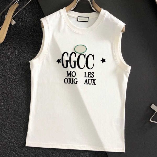 high version letter tshirt luxury brand designer sleeveless fashion pullover shirt classic hip hop basketball vest beach, White;black
high version letter tshirt luxury brand designer sleeveless fashion pullover shirt classic hip hop basketball vest beach, White;black
