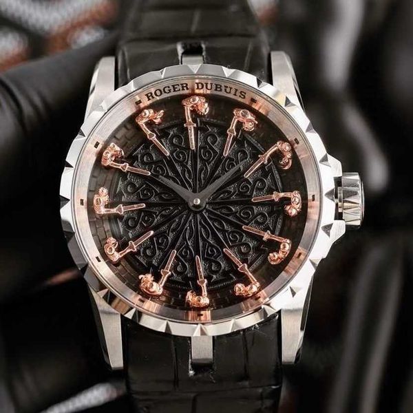 roger duby watch luxury watches cved skeleton design for men with mechanical movement man's multifunctional watch, Slivery;brown
roger duby watch luxury watches cved skeleton design for men with mechanical movement man's multifunctional watch, Slivery;brown