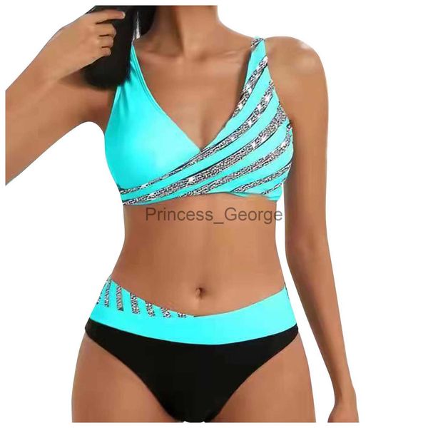 women's plus size swimwear women's split bikini with tamped bikini with bra pads and no steel bra swimming come set 2023 x0621, Black
women's plus size swimwear women's split bikini with tamped bikini with bra pads and no steel bra swimming come set 2023 x0621, Black