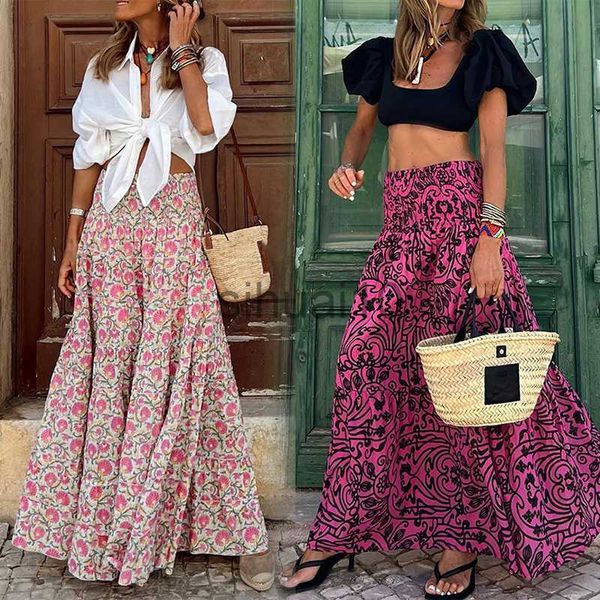 skirts american retro women spring and summer skirt elegant female loose casual long skirt streetwear beach club holiday floral skirt j23062, Black
skirts american retro women spring and summer skirt elegant female loose casual long skirt streetwear beach club holiday floral skirt j23062, Black