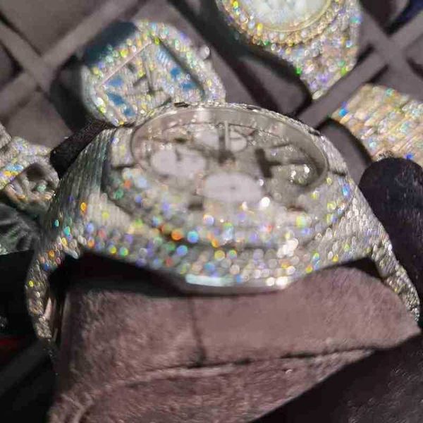 wristwatch 2023 mosang stone diamond watch customization can pass the tt of mens automatic mechanical movement waterproof watch, Silver
wristwatch 2023 mosang stone diamond watch customization can pass the tt of mens automatic mechanical movement waterproof watch, Silver