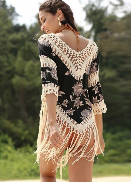 knitted vneck 7point sleeve coverups beach sunscreen clothing hollow loose cotton fringe hook flower beach cover up4288727
knitted vneck 7point sleeve coverups beach sunscreen clothing hollow loose cotton fringe hook flower beach cover up4288727