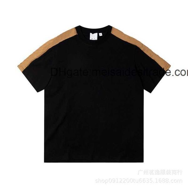 aaaaa designer luxury t-shirt bur brand the correct version bu's new plaid shoulder panel short sleeve t-shirt high street versatile co, White;black
aaaaa designer luxury t-shirt bur brand the correct version bu's new plaid shoulder panel short sleeve t-shirt high street versatile co, White;black