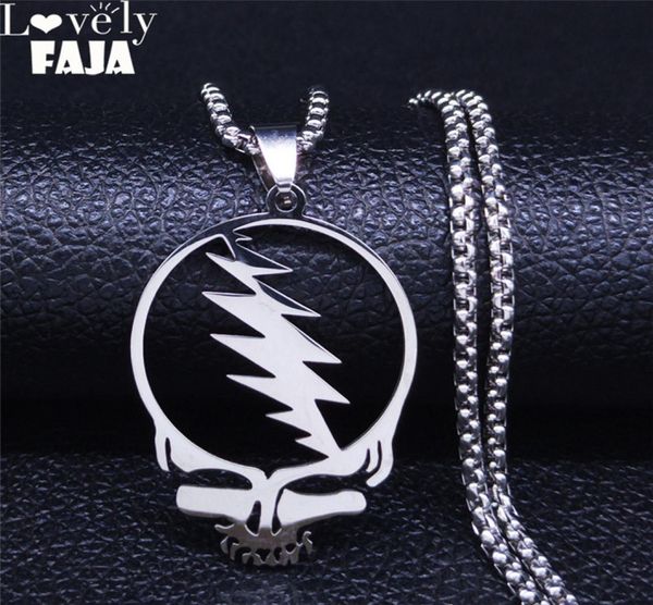 afawa grateful dead skull stainless steel chain necklace for menwomen silver color necklace jewelry cadenas mujer n4206s032957093
afawa grateful dead skull stainless steel chain necklace for menwomen silver color necklace jewelry cadenas mujer n4206s032957093