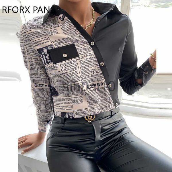 women's blouses shirts springletter print long sleeve buttoned up shirt casual shirt long sleeve blouse women 2021 j230621, White
women's blouses shirts springletter print long sleeve buttoned up shirt casual shirt long sleeve blouse women 2021 j230621, White